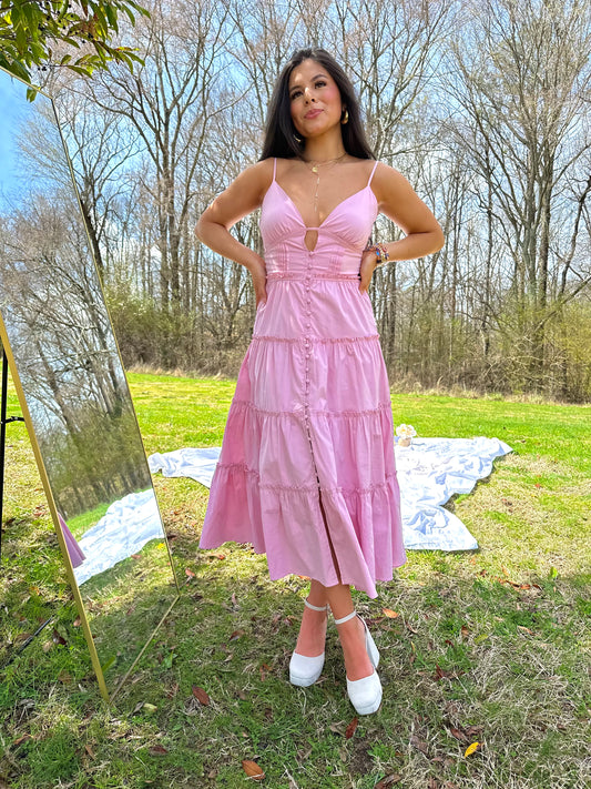 Cherry Blossom Midi Dress