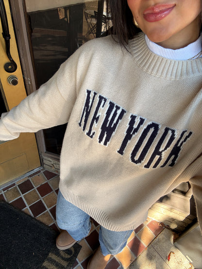 New York Oversized Sweater