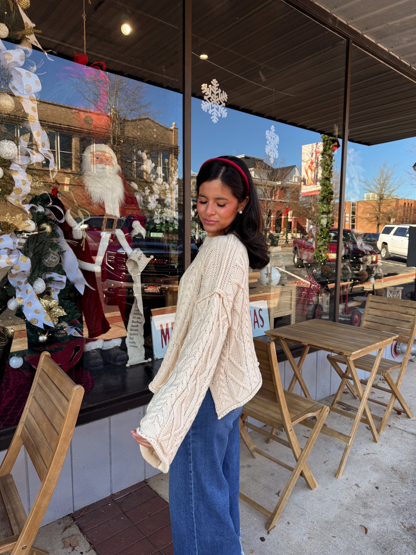 The Cream Rouge Cable Knit Sweater
