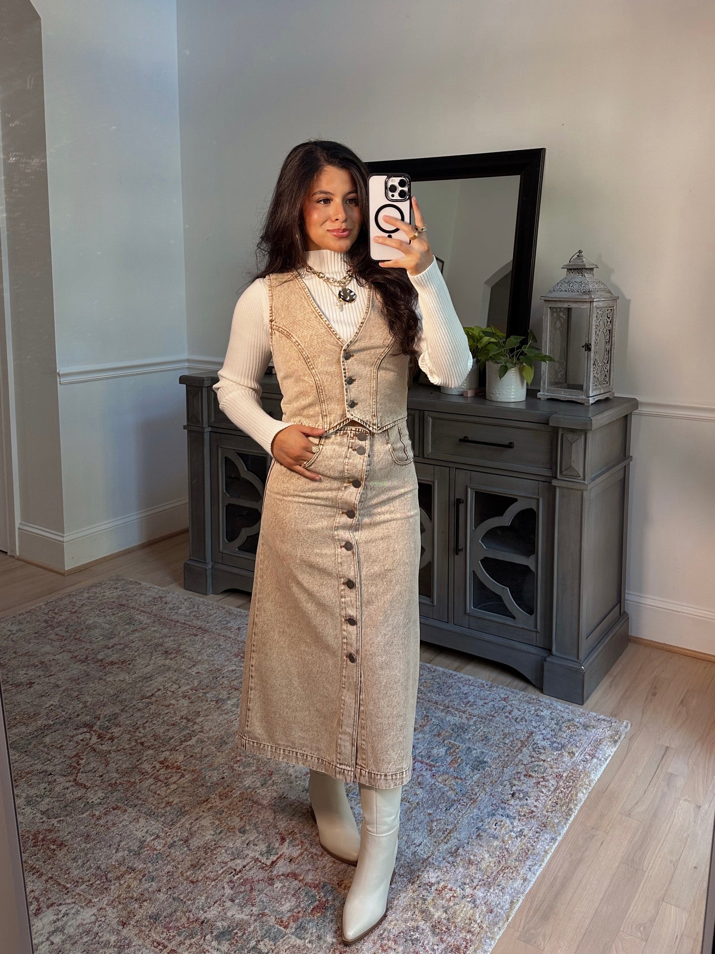 Honey Crisp Denim Set