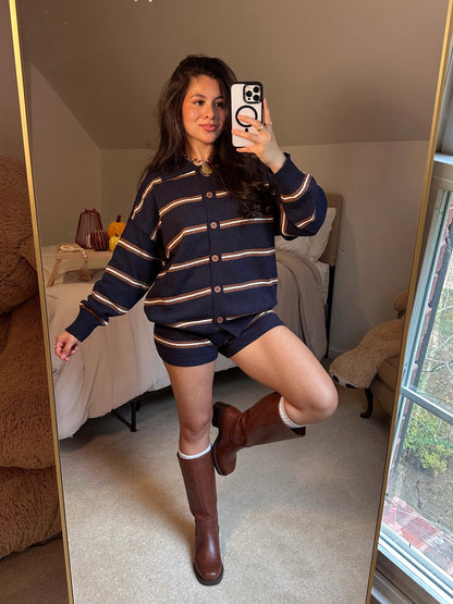 Midnight Mocha Knit Set