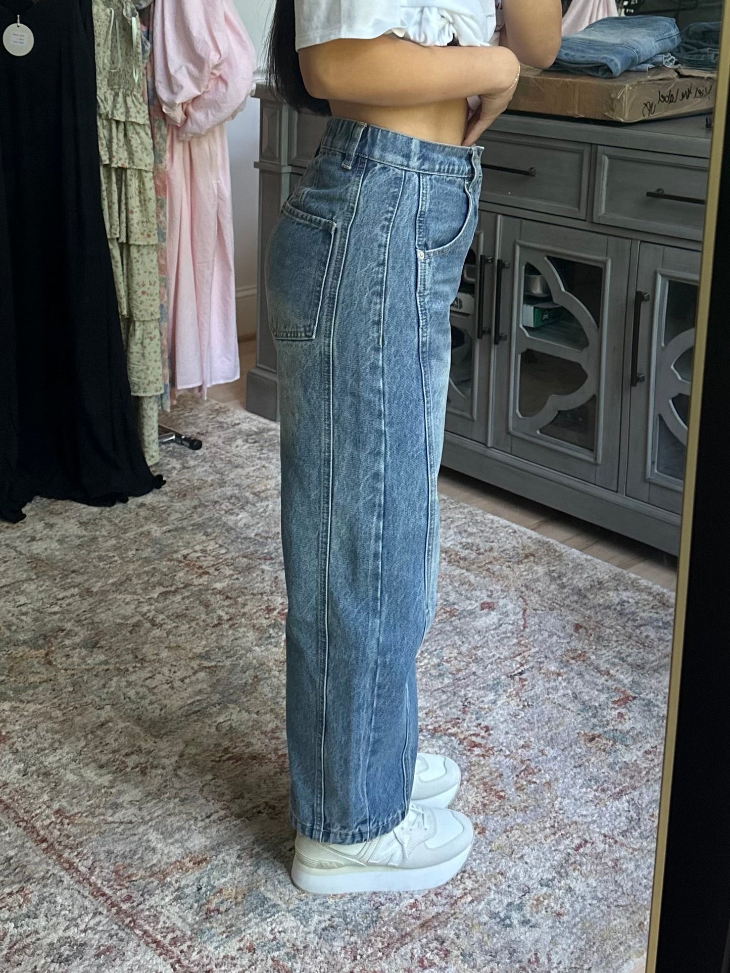 Denim Barrel Jeans