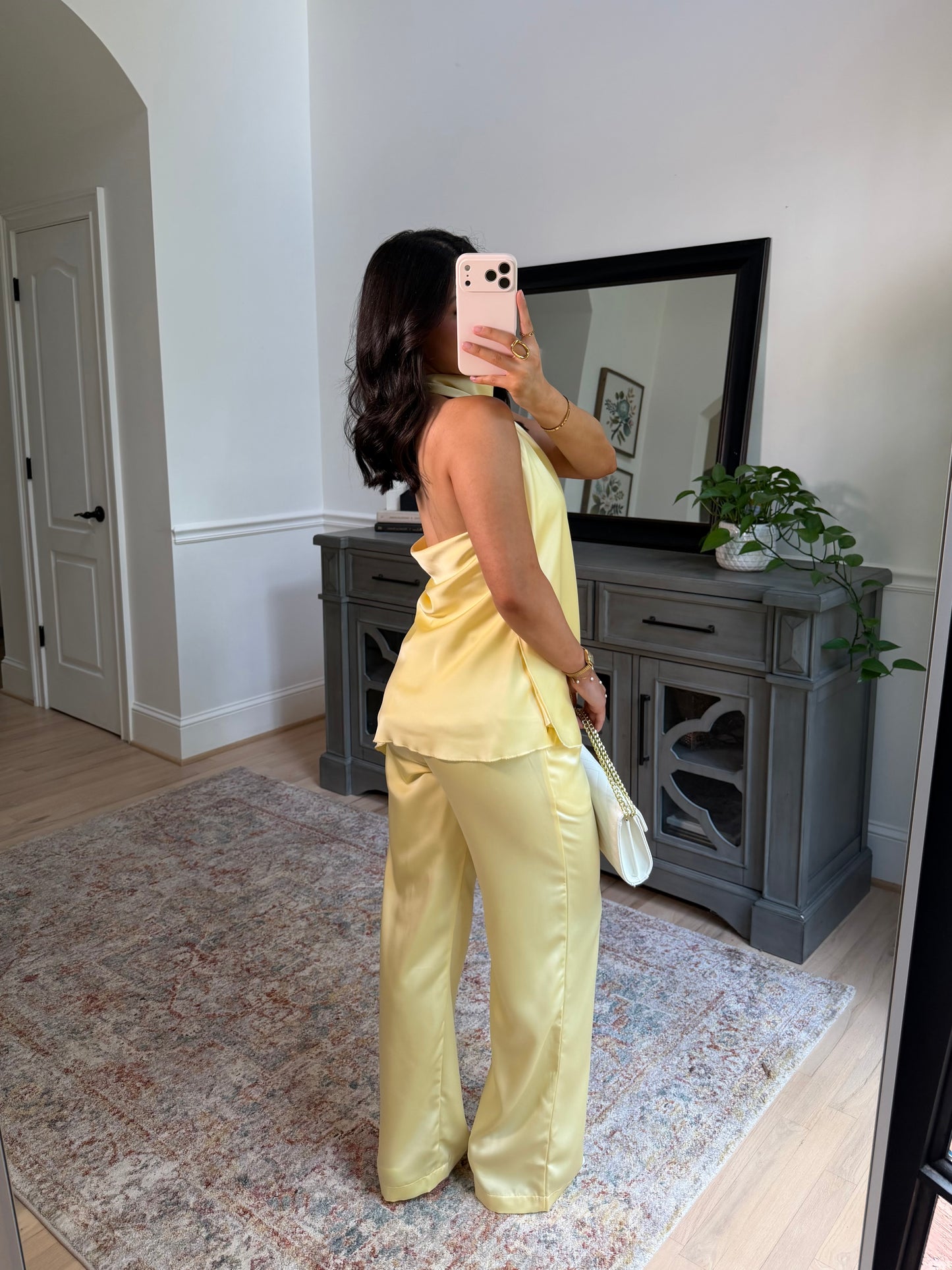 The Daisy Lane Satin Top & Pant Set
