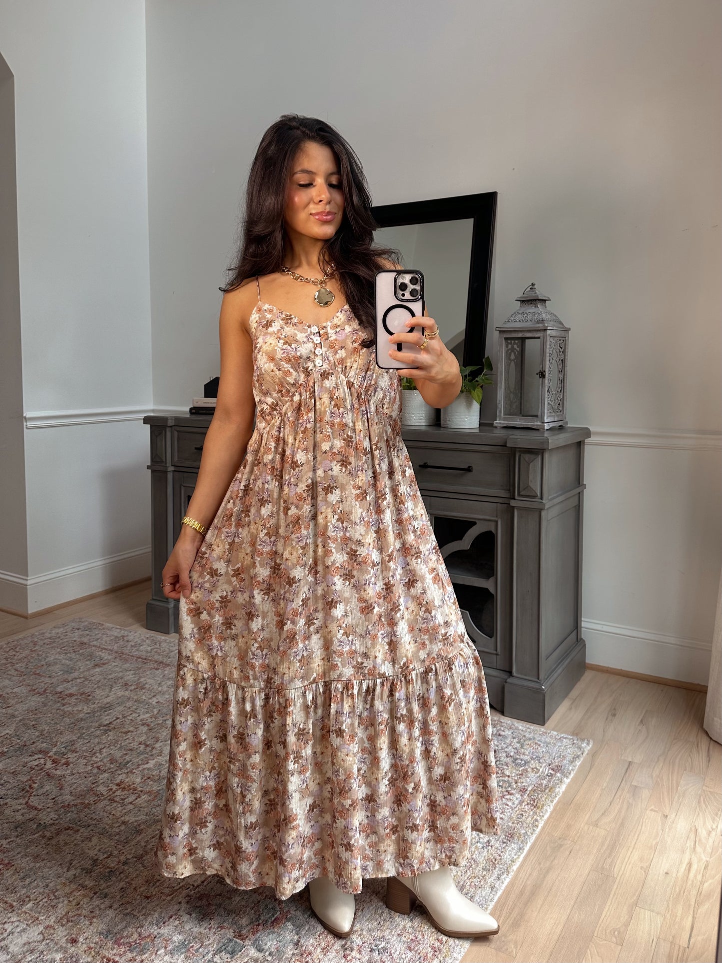 Harvest Breeze Floral Dress