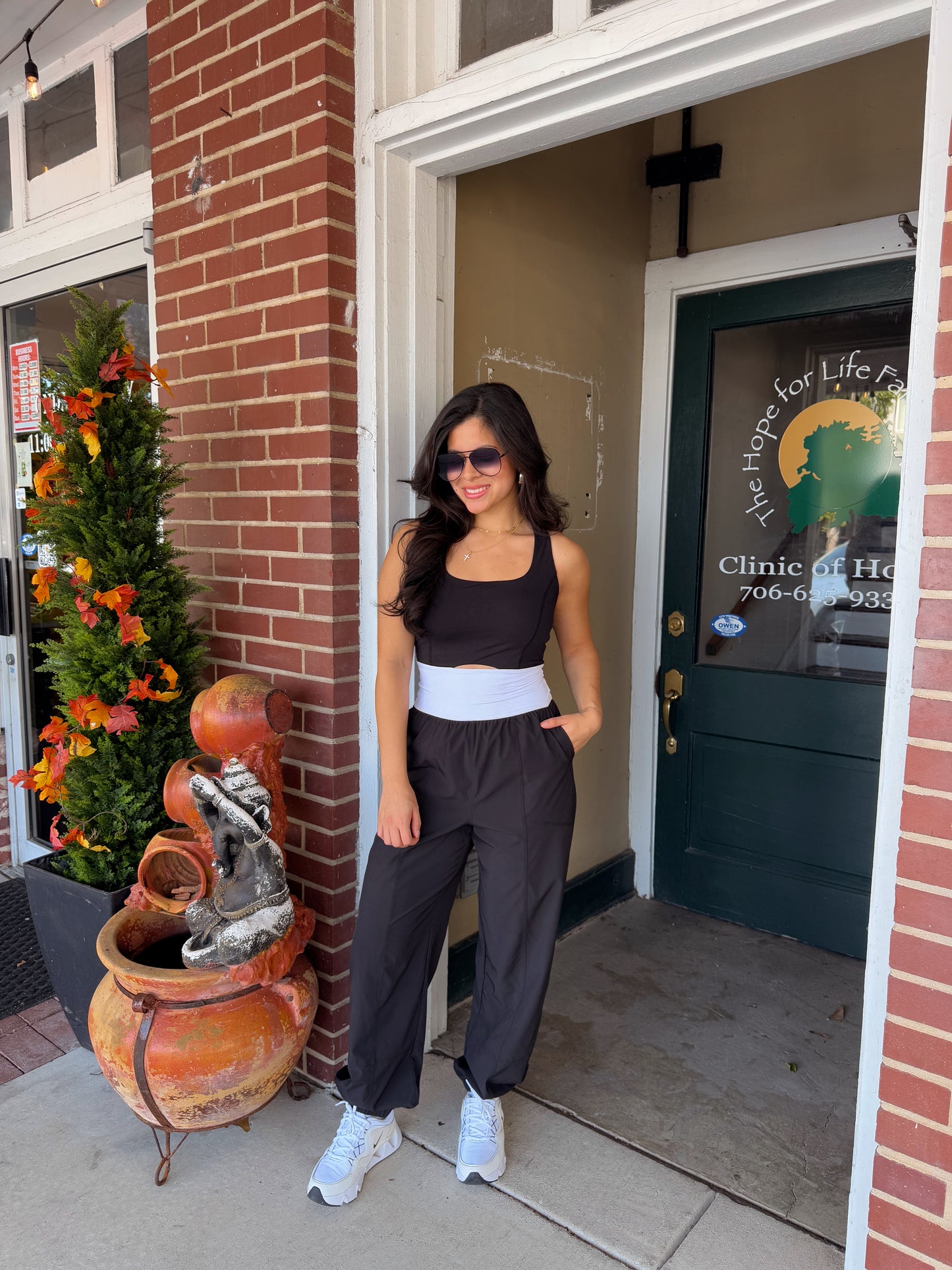 Black & White It Girl Jumpsuit