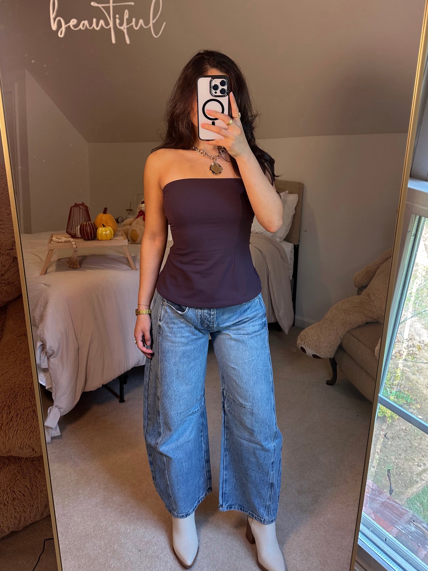 Luxe Plum Tube Top