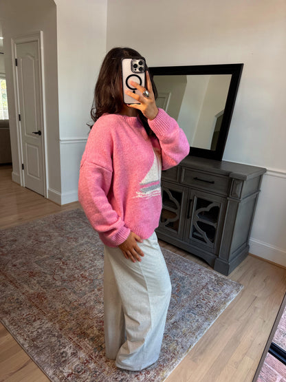 Blush Sail Club Sweater