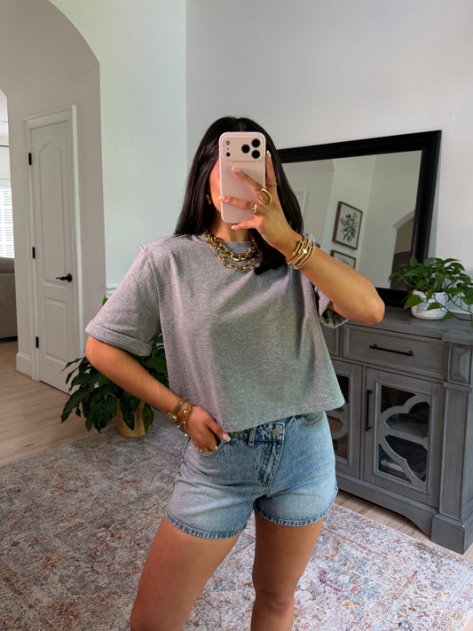 It Girl Staple Tee (Grey)
