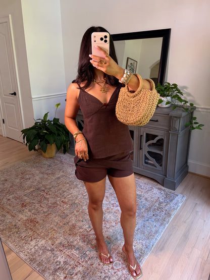 Driftwood Linen Skirt