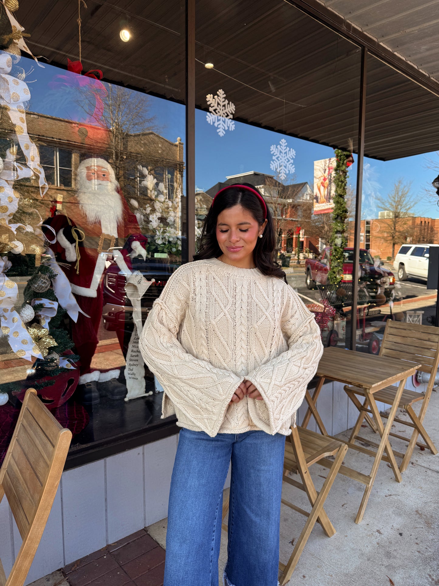 The Cream Rouge Cable Knit Sweater