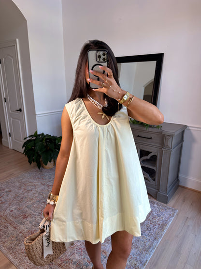 Limone Sorbet Flowy Dress