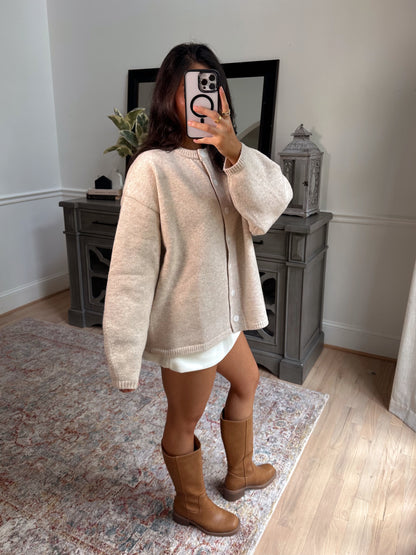 Sunday Stroll Oversized Cardigan