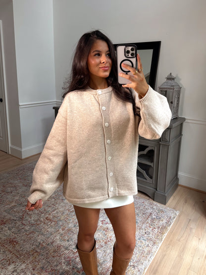 Sunday Stroll Oversized Cardigan