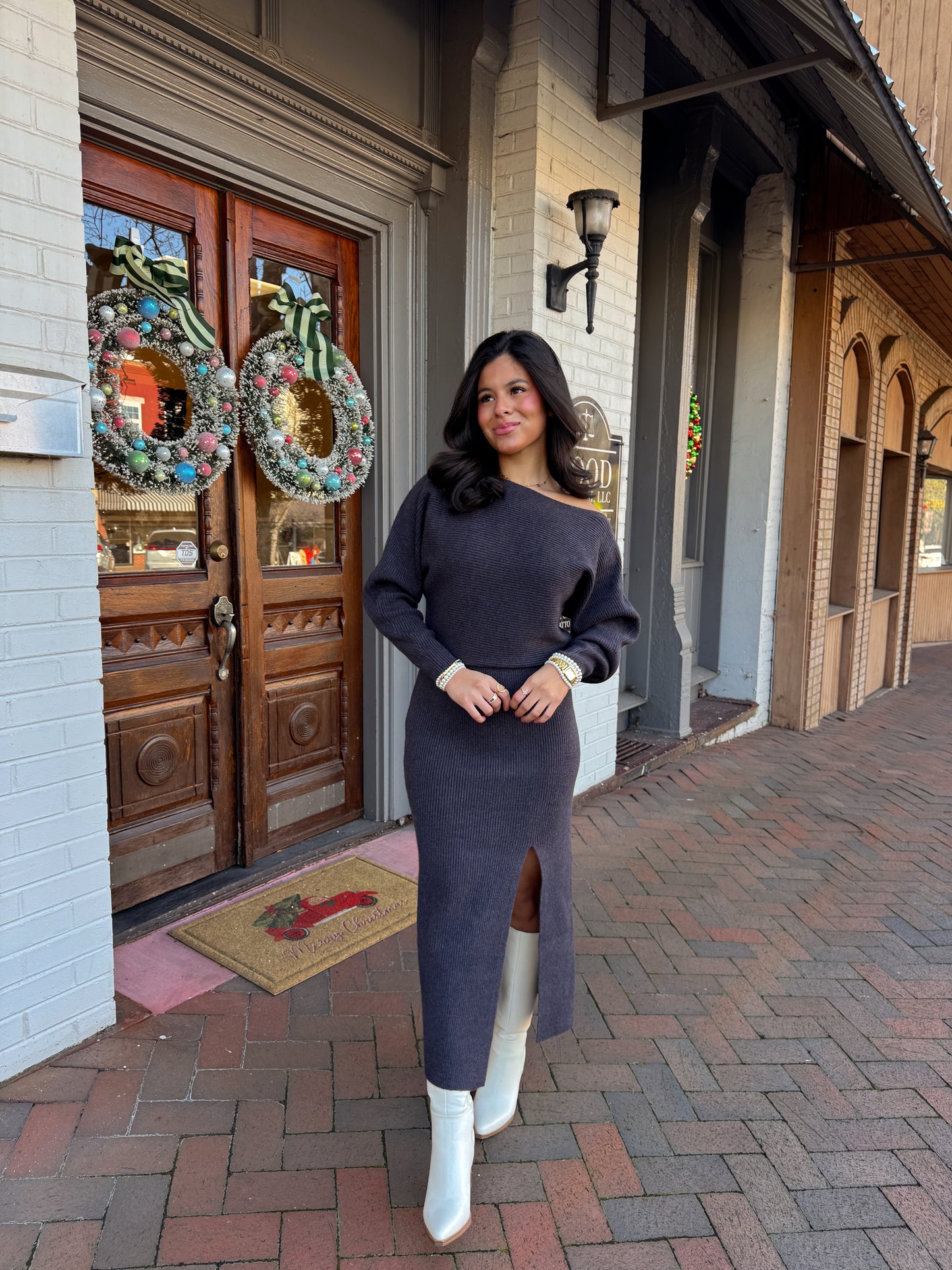 The Winter Evening Knit Dress