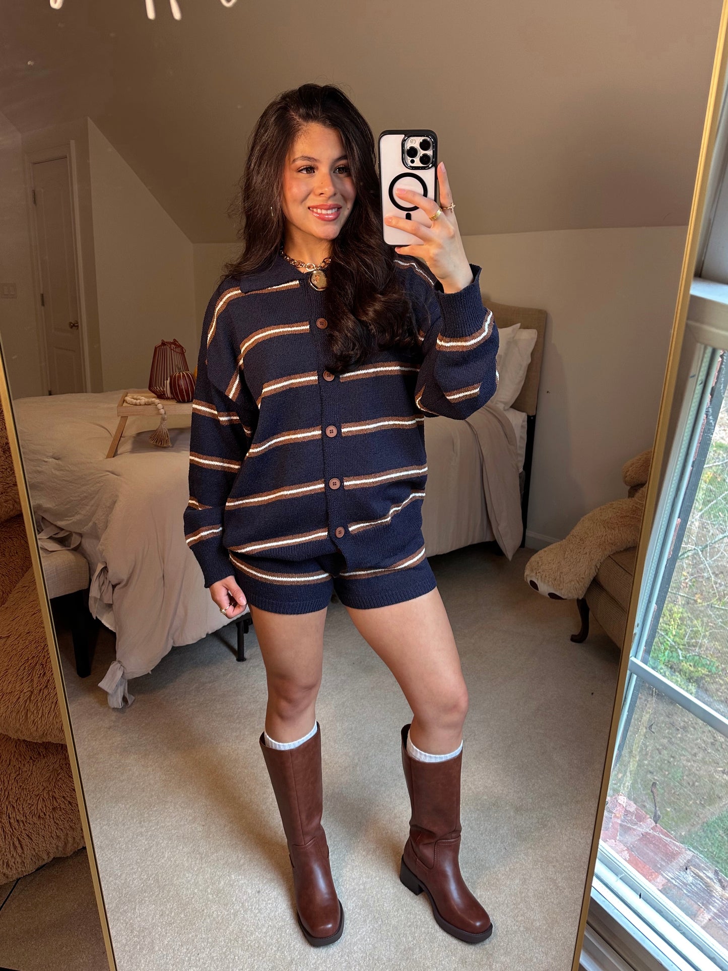 Midnight Mocha Knit Set