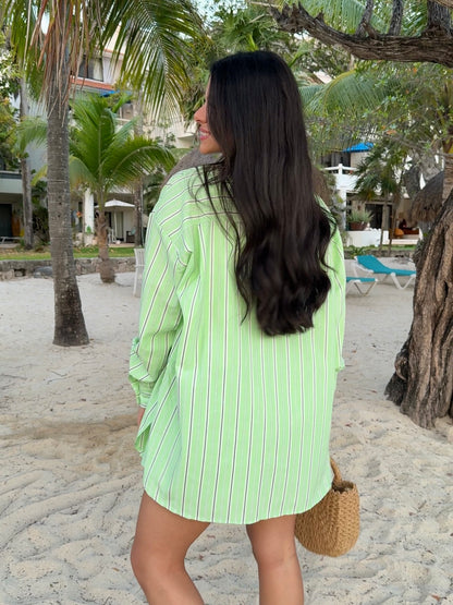 Lime Striped Set