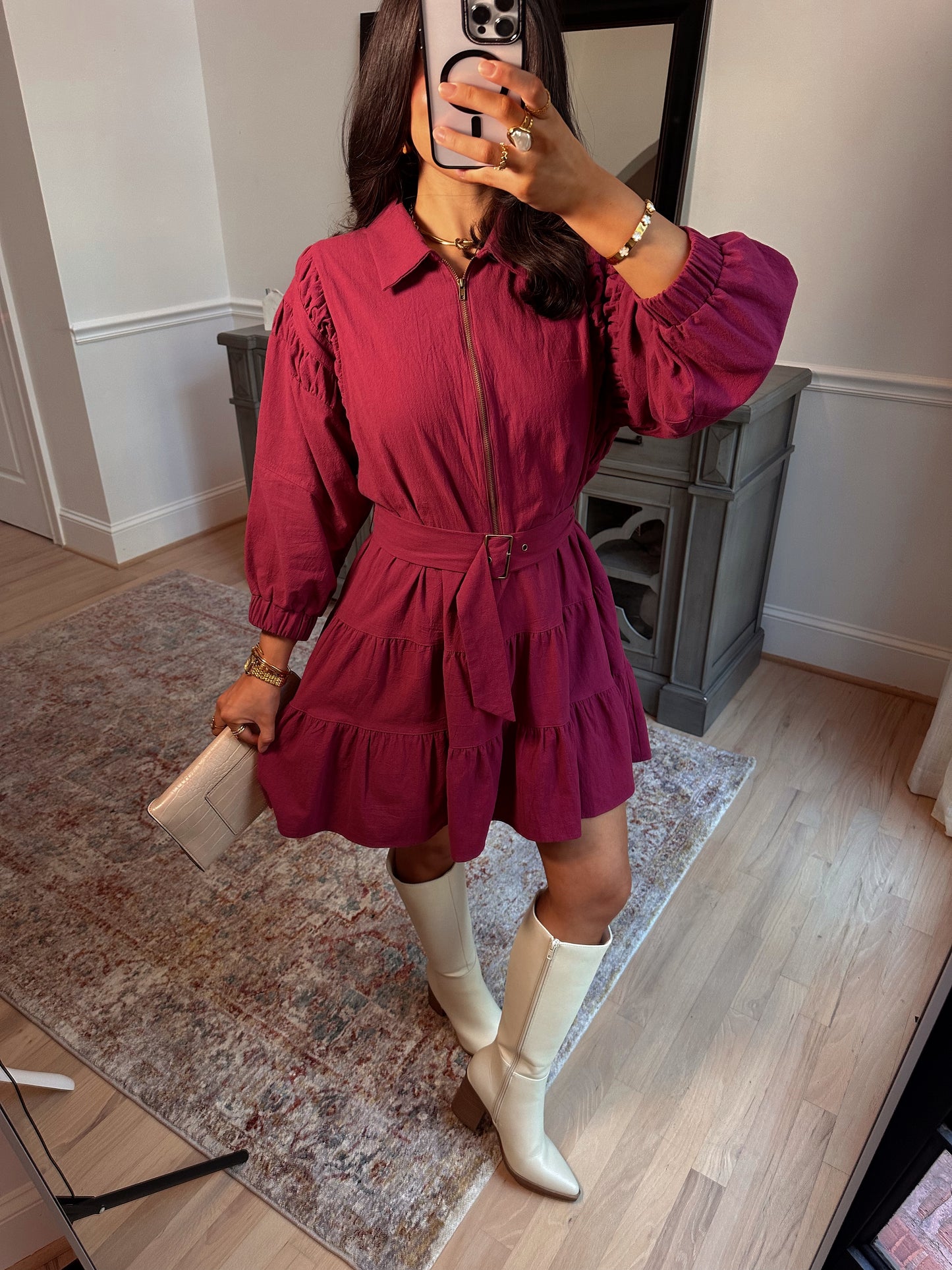The Rich Roast Plum Dress