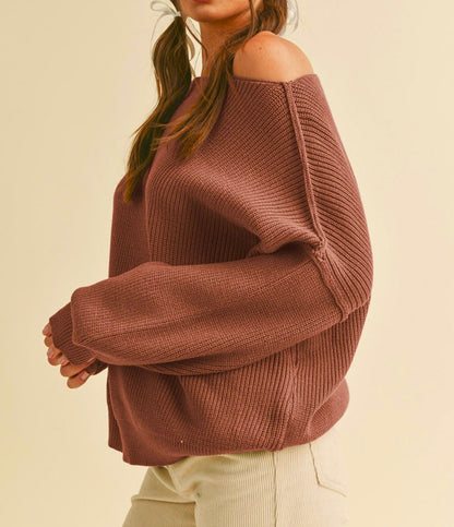 Gingerbread Slouchy Sweater