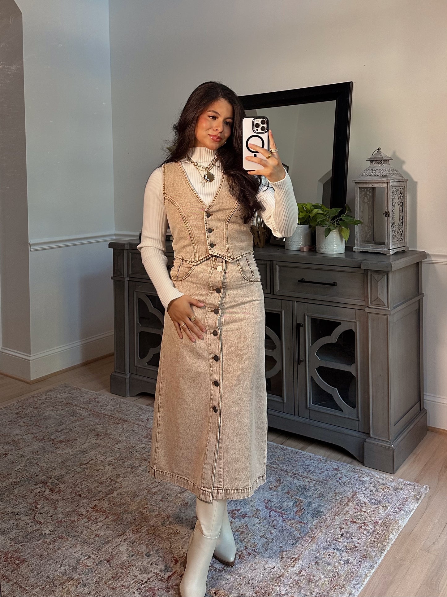 Honey Crisp Denim Set