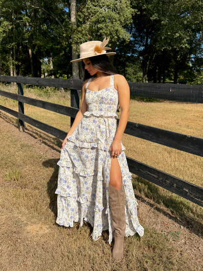 Wildflower Leg Slit Maxi Dress