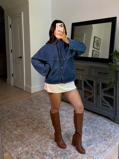 Bluebell Denim Cape Jacket