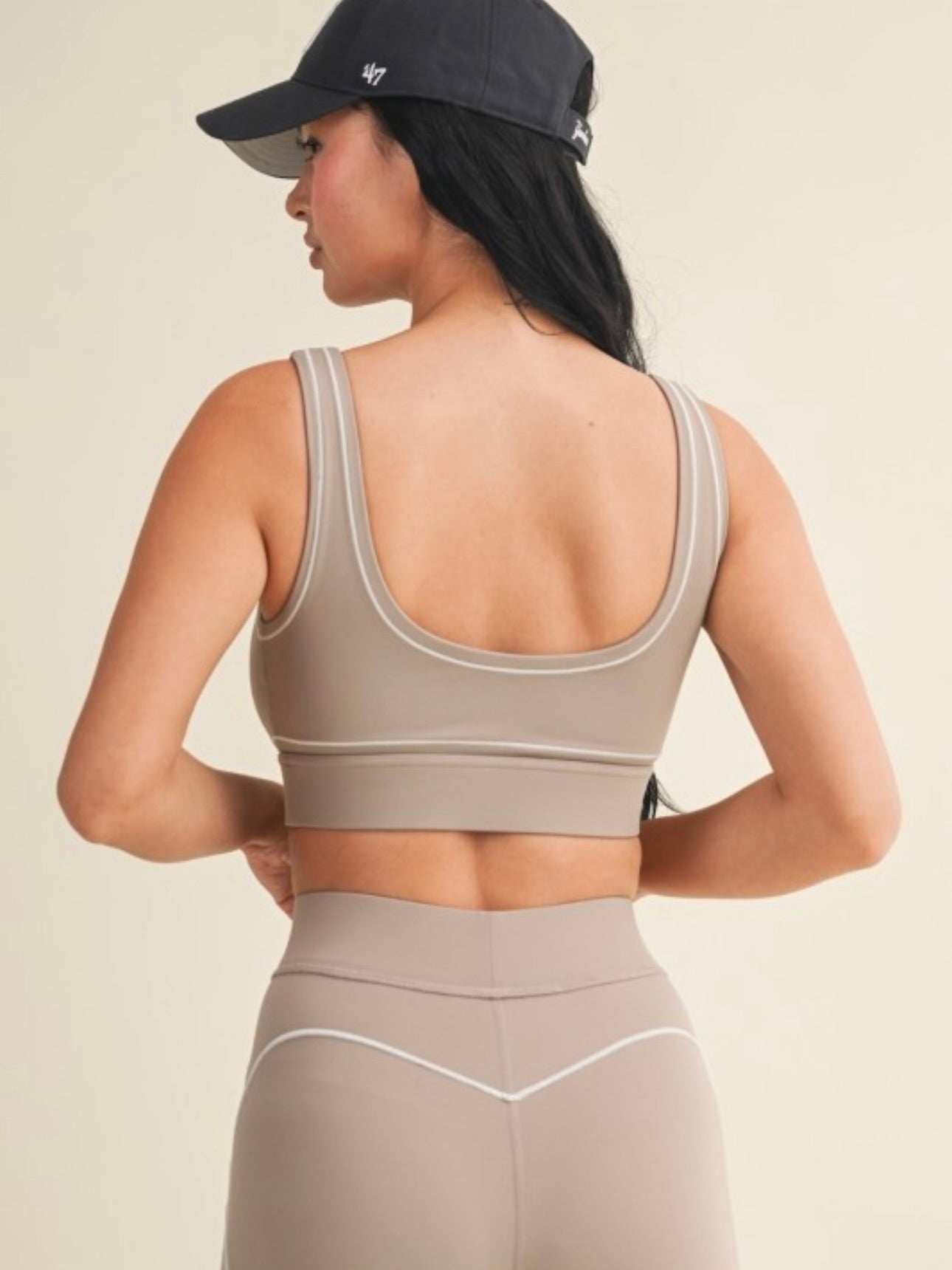 Smokey Taupe Contour Leggings