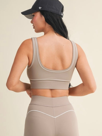 Smokey Taupe Contour Leggings