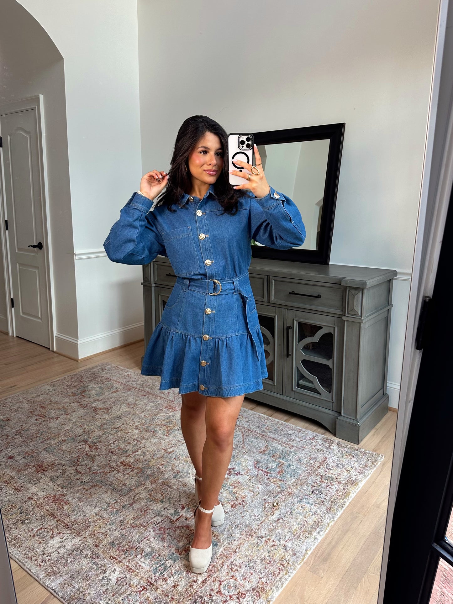 Classy Jolie Denim Dress