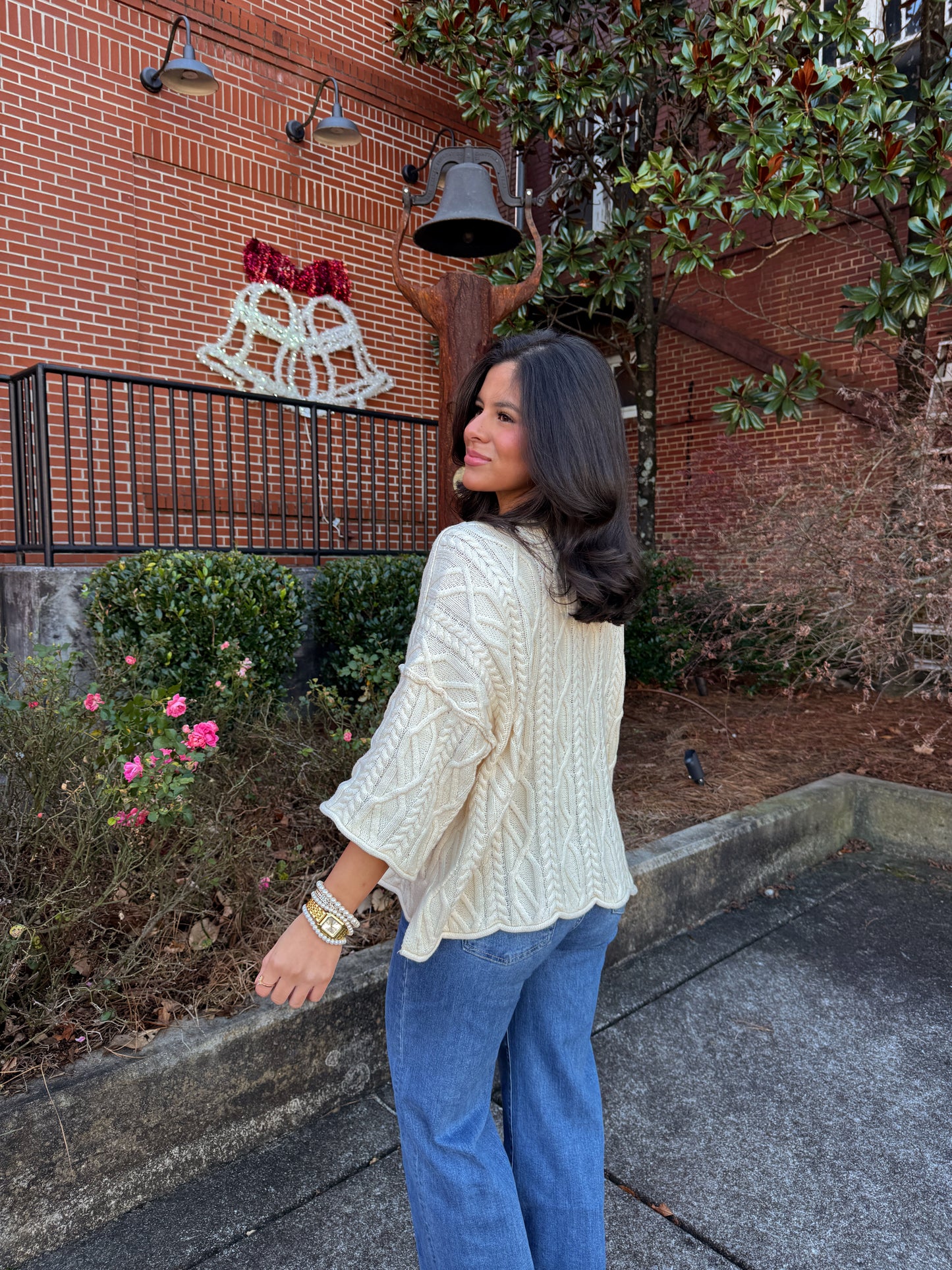 The Belmont Cable Knit Sweater