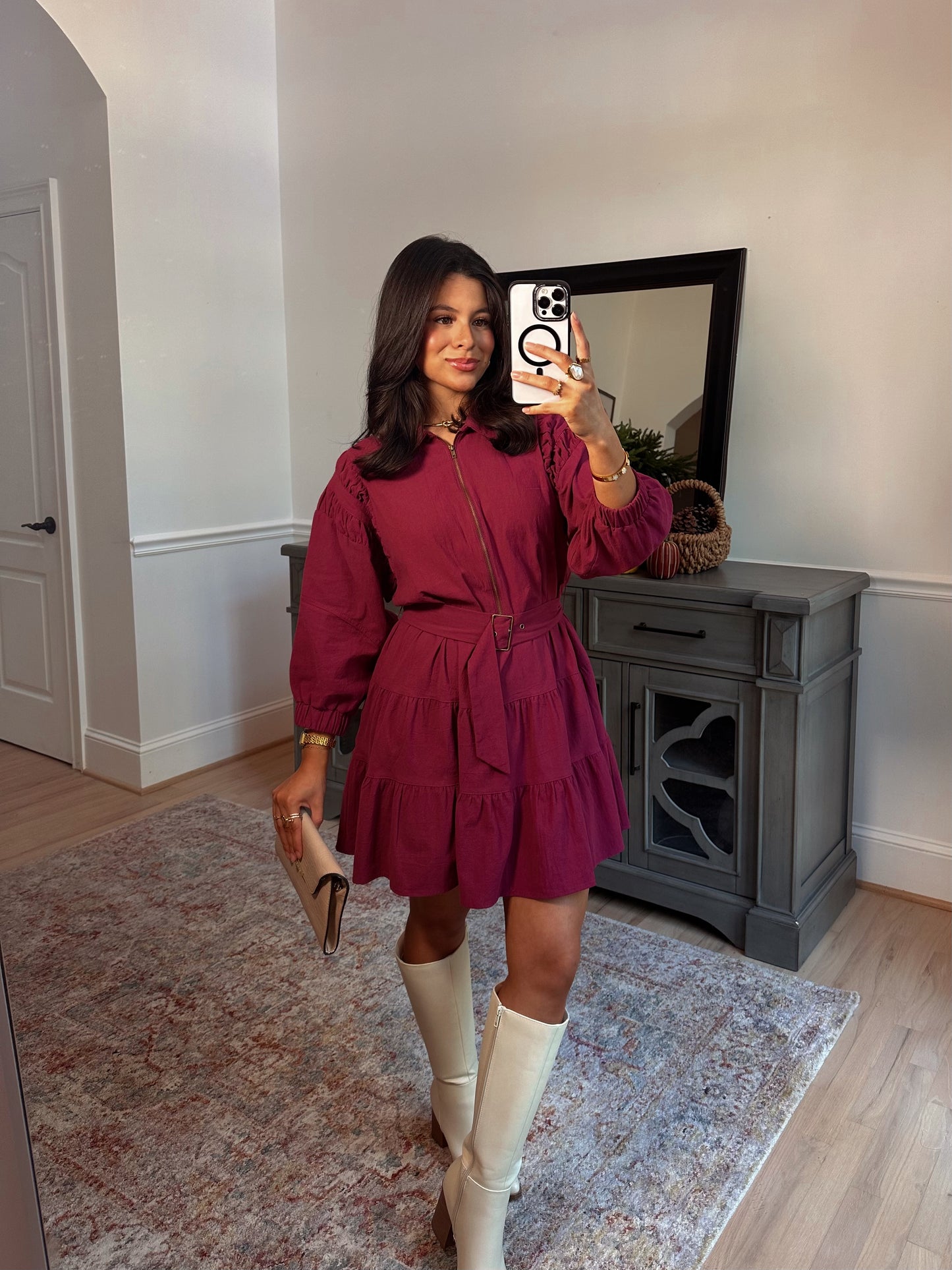 The Rich Roast Plum Dress