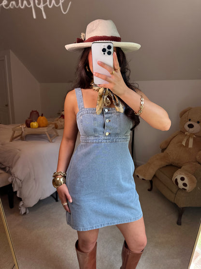 Denim Empire Mini Dress
