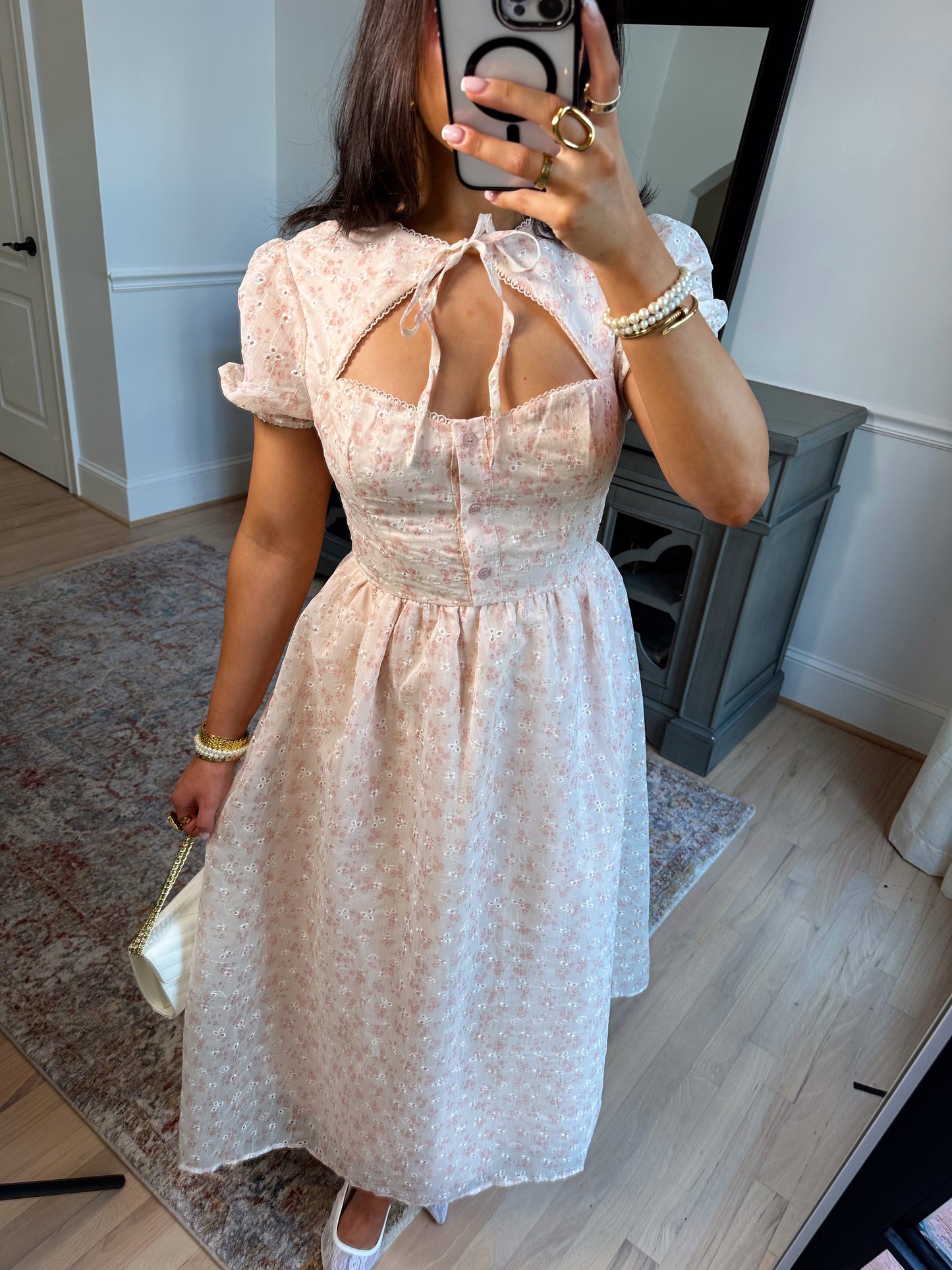Fiore Elegance Midi Dress