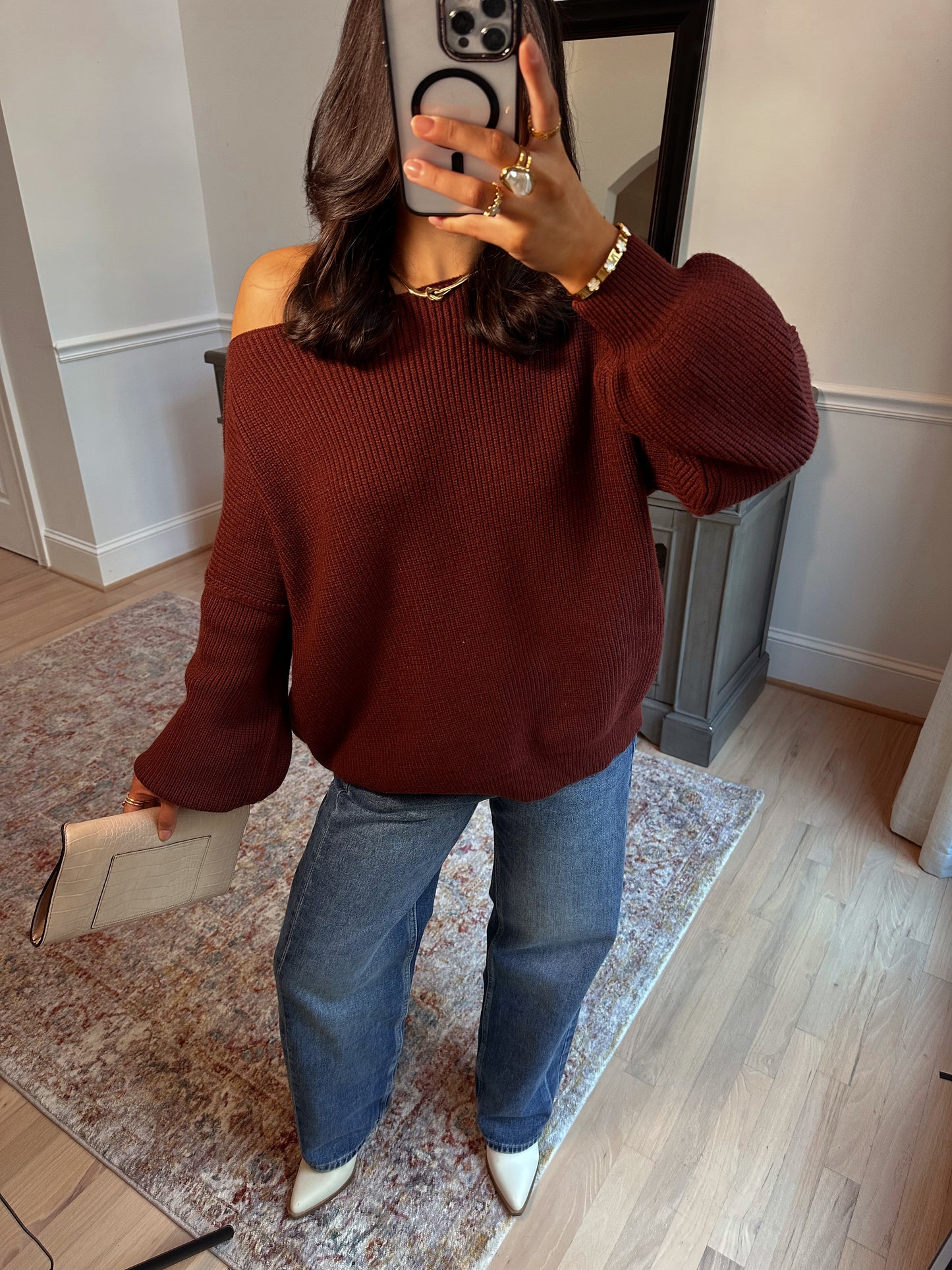 Hot Chocolate Slouchy Sweater