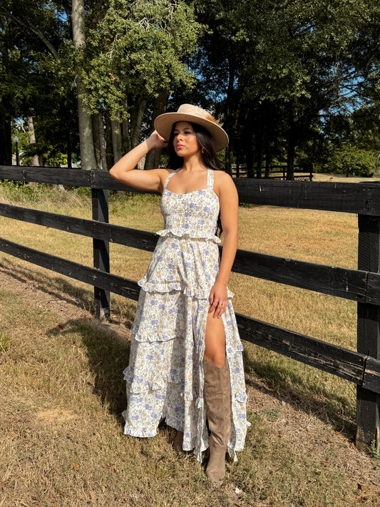 Wildflower Leg Slit Maxi Dress