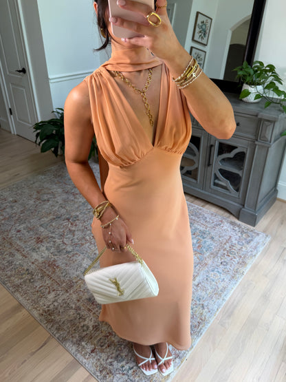 Josephine Scarf Midi Dress