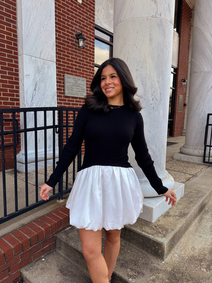 The Elise Classic Sweater Mini Dress