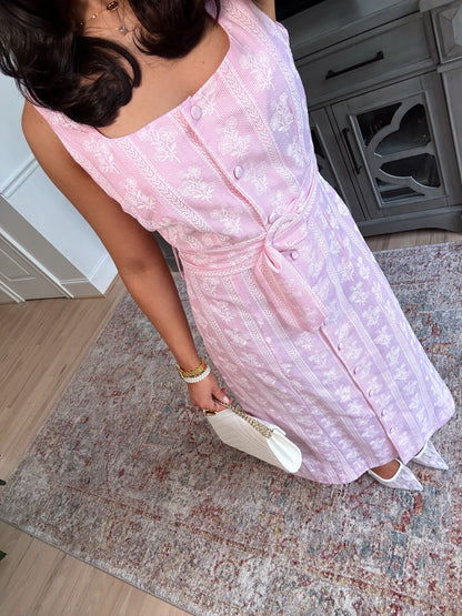 Rosalie Belted Midi Dress