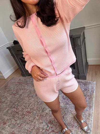 Baby Girl Striped Lounge Set