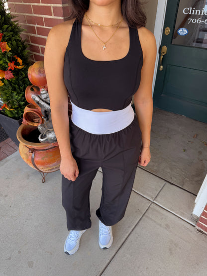 Black & White It Girl Jumpsuit