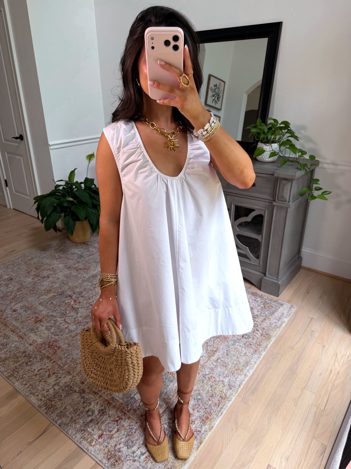 Coconut Flowy Dress