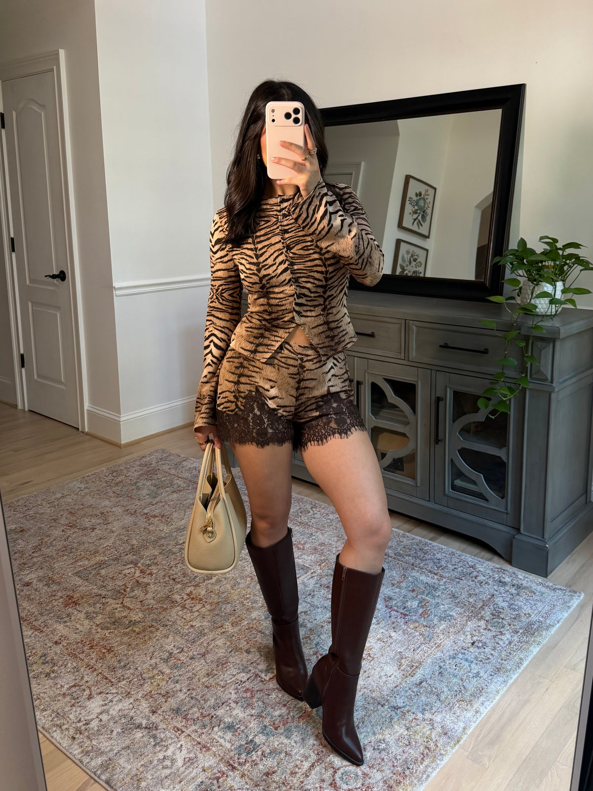 Ashton Animal Top & Shorts Set