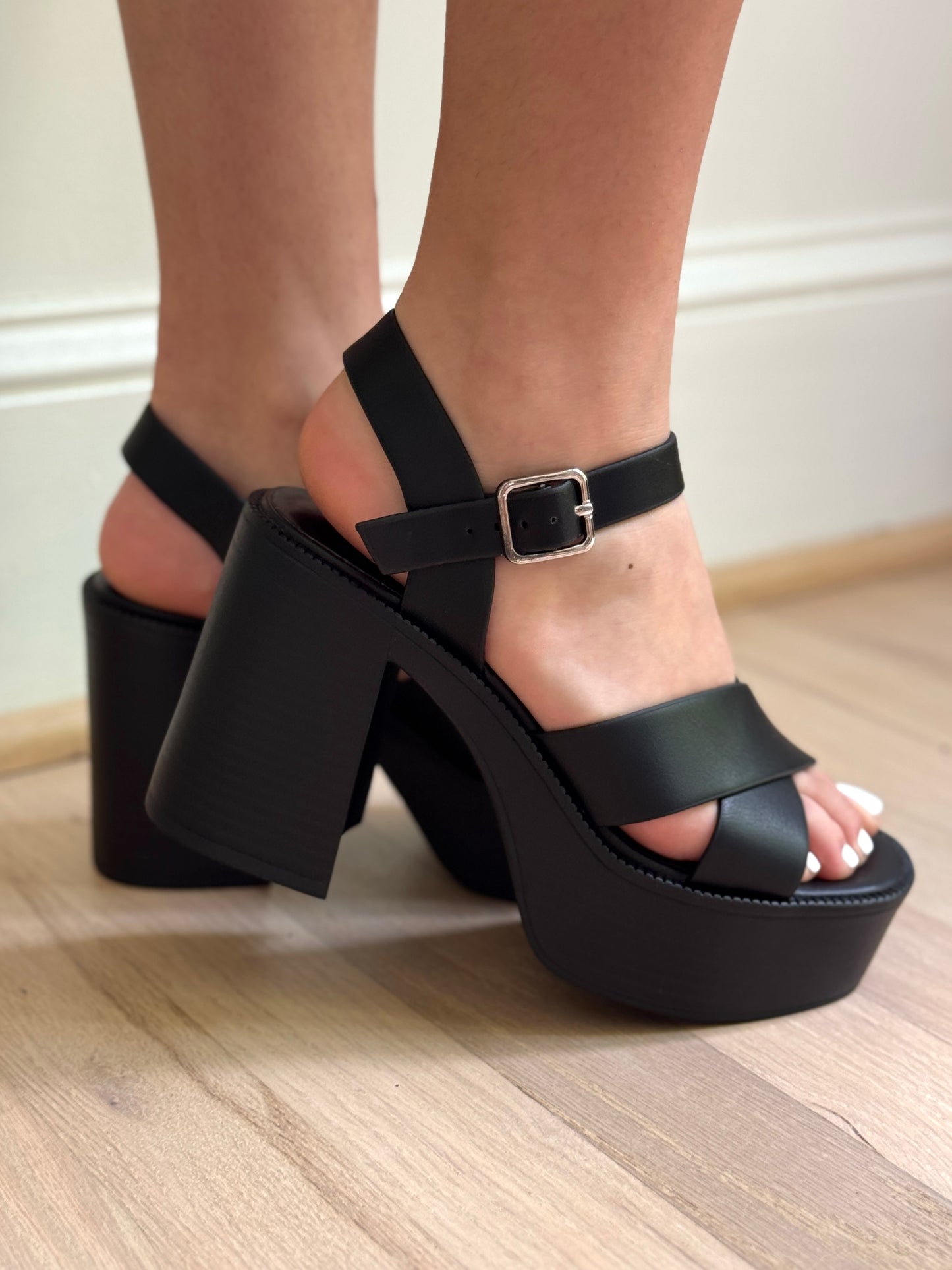 Black Platform Heels