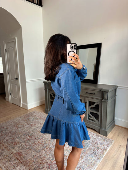Classy Jolie Denim Dress