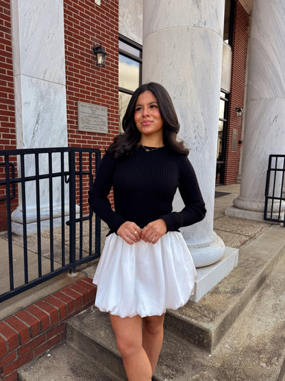 The Elise Classic Sweater Mini Dress