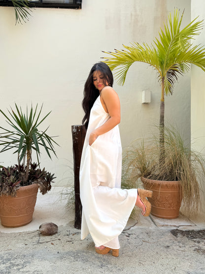 On Vacation White Jumpsuit