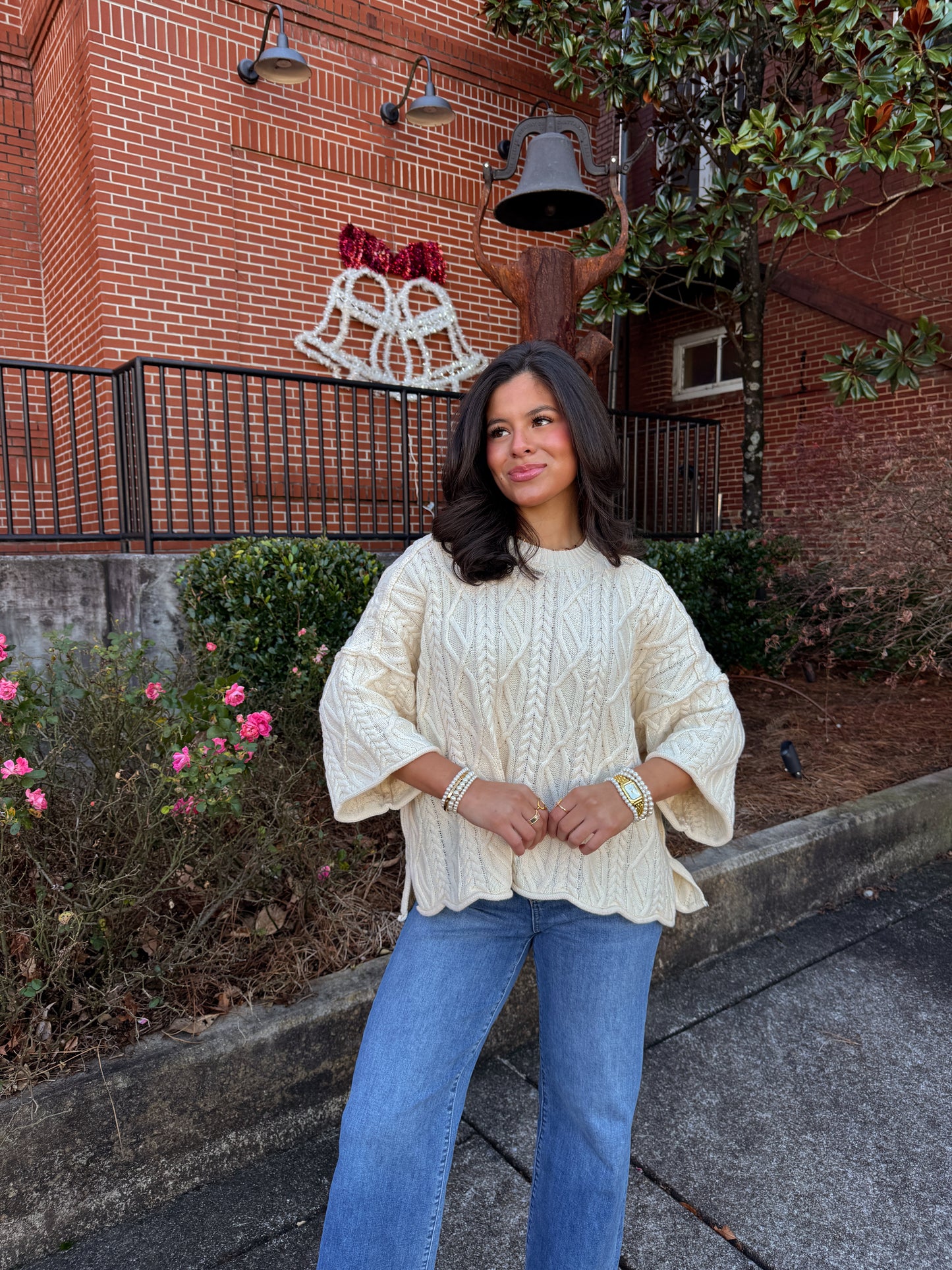 The Belmont Cable Knit Sweater