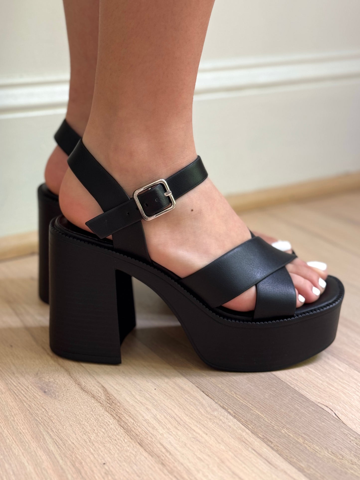 Black Platform Heels