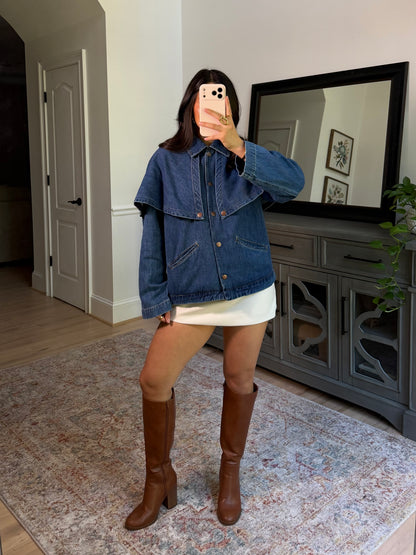 Bluebell Denim Cape Jacket