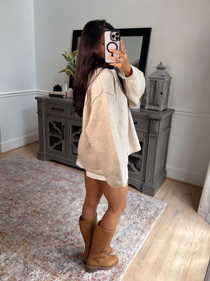 Sunday Stroll Oversized Cardigan