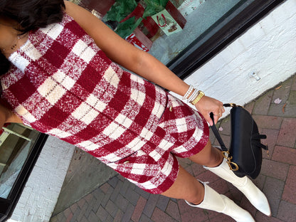 The Noel Tweed Romper